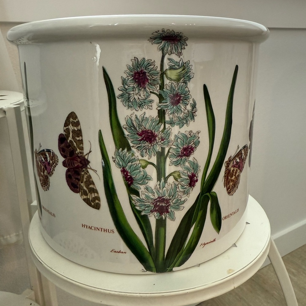 Portmeirion Botanic Garden Green Emblem Plant pot
